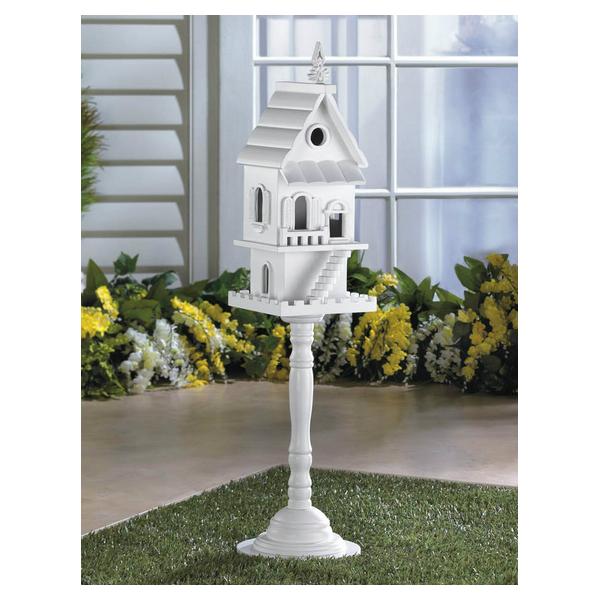 Victorian Two-Story Pedestal Bird House - Giftscircle