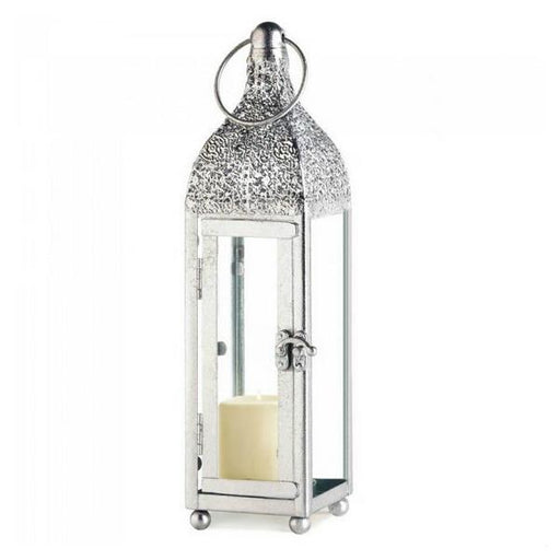 Vintage-Look Candle Lantern with Latch - 12 inches - Giftscircle