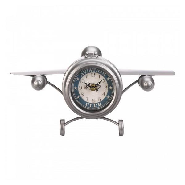 Vintage-Look Desk Clock - Aviation Club Jet - Giftscircle