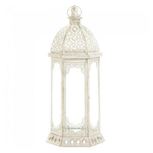 Vintage-Look Distressed Candle Lantern - 20 inches - Giftscircle