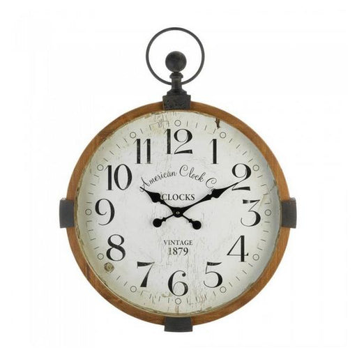 Vintage-Look Stopwatch Wall Clock - Giftscircle