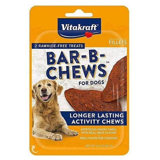 Vitakraft Bar-B-Chews Fillets Dog Treat - 3.17 oz - Giftscircle