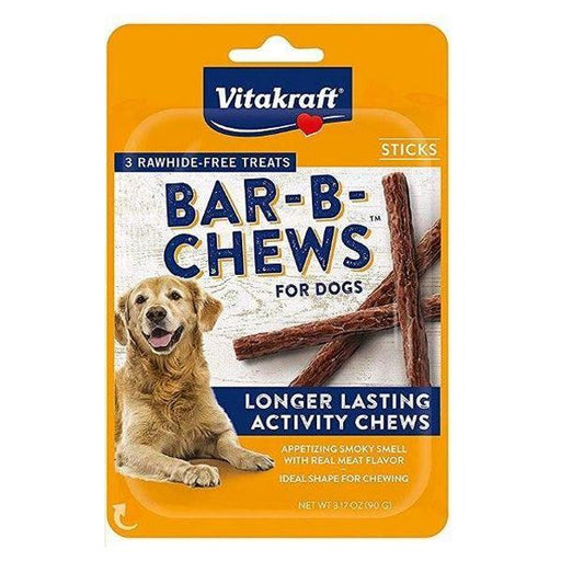 Vitakraft Bar-B-Chews Sticks Dog Treat - 3.17 oz - Giftscircle