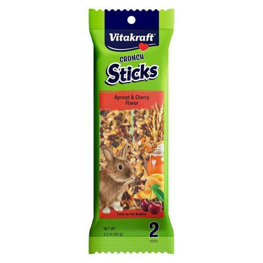 Vitakraft Crunch Sticks Rabbit Treats - Apricot & Cherry Flavor - 2 Pack - Giftscircle