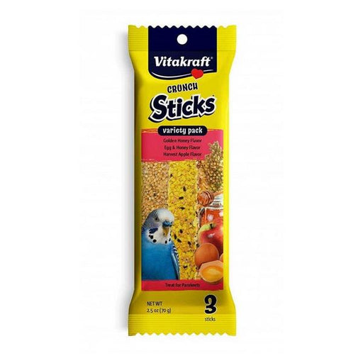 Vitakraft Crunch Sticks Variety Pack Parakeet Treats - 3 Pack - Giftscircle