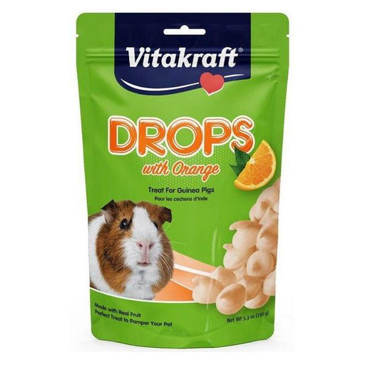 Vitakraft Drops with Orange for Pet Guinea Pigs - 5.3 oz - Giftscircle