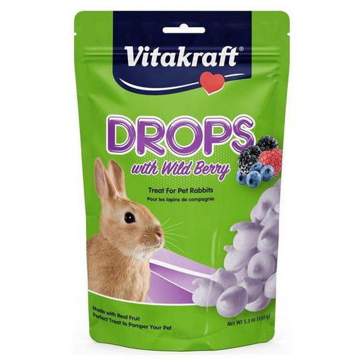 Vitakraft Drops with Wild Berry for Pet Rabbits - 5.3 oz - Giftscircle