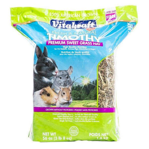 Vitakraft Fresh & Natural Timothy Premium Sweet Grass Hay - 56 oz - Giftscircle