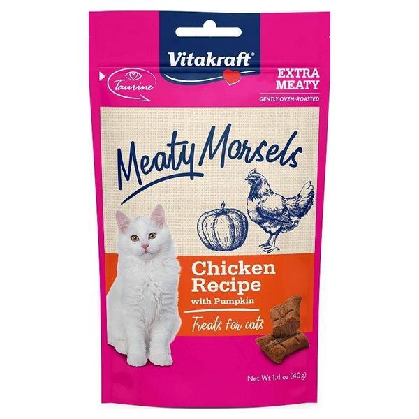 VitaKraft Meaty Morsels Chicken & Pumkin Cat Treat - 1.4 oz - Giftscircle