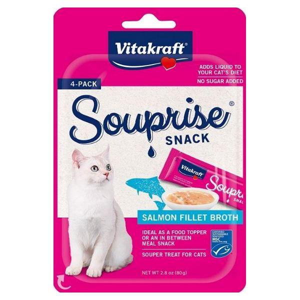 VitaKraft Salmon Souprise Lickable Cat Snack - 4 count - Giftscircle