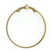 Wall Mirror with Gold Frame and Fleur de Lis - Giftscircle