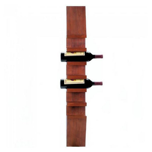 Wall-Mounted Vertical Wood Wine Rack - Giftscircle