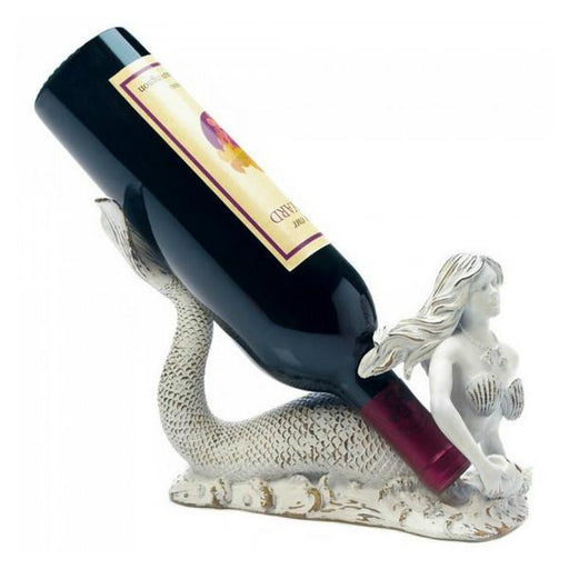 Weathered-Look Mermaid Wine Bottle Holder - Giftscircle