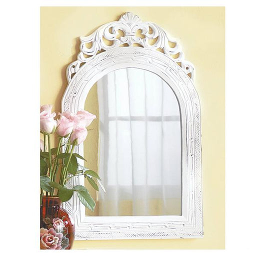Weathered Wood Arch Mirror - Giftscircle