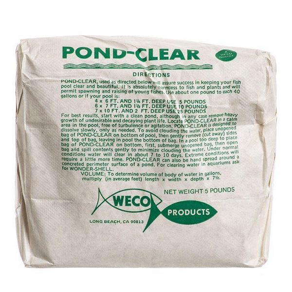 Weco Pond-Clear - 5 lbs - Giftscircle