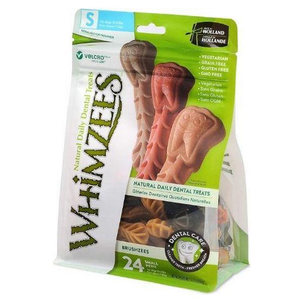 Whimzees Brushzees Dental Treats - Small - 24 Count - Giftscircle