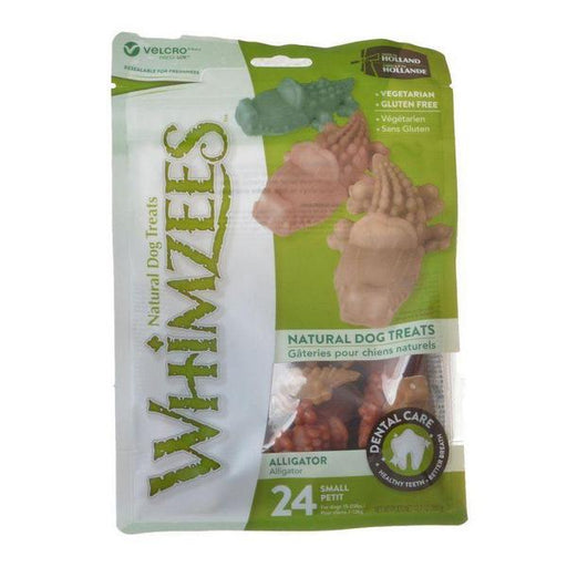 Whimzees Natural Dental Care Alligator Dog Treats - Small - 24 Pack - (Dogs 15-25 lbs) - Giftscircle