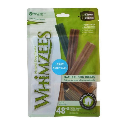 Whimzees Natural Dental Care Stix Dog Treats - X-Small - 56 Pack - (Dogs 5-15 lbs) - Giftscircle