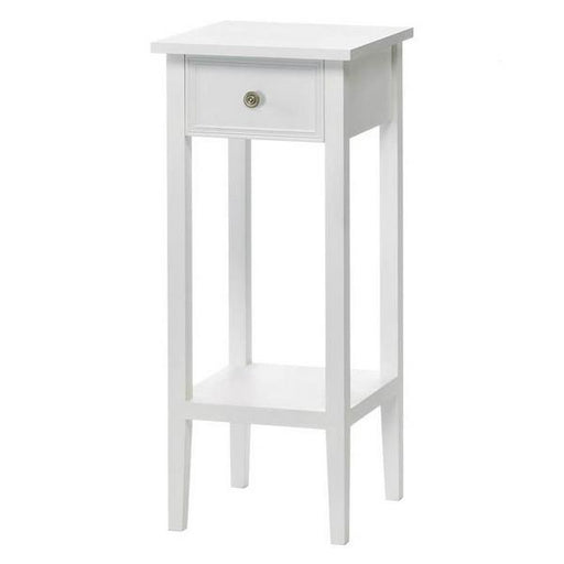 White Accent Table or Plant Stand - Giftscircle