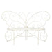 White Butterfly Garden Bench - Giftscircle