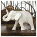 White Ceramic Elephant - 4.75 inches - Giftscircle