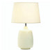 White Ceramic Table Lamp - Quilted Diamonds - Giftscircle