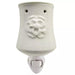 White Crackle Flower Ceramic Plug-In Warmer - Giftscircle