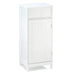 White Lacquered Storage Cabinet with Drawer - Giftscircle