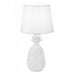 White Pineapple Porcelain Table Lamp - Giftscircle