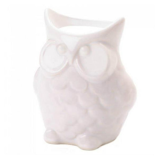 White Porcelain Owl Oil Warmer - Giftscircle