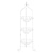 White Three-Tier Wire Basket Stand - Giftscircle