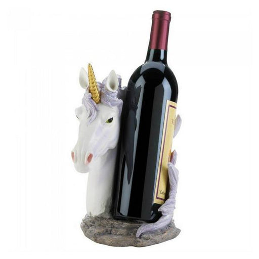 White Unicorn Wine Bottle Holder - Giftscircle