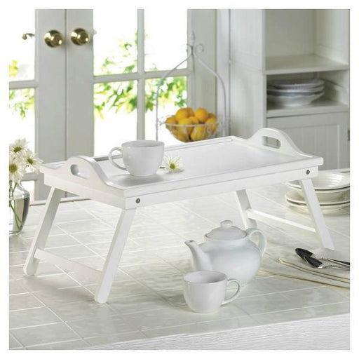 White Wood Breakfast-in-Bed Tray - Giftscircle