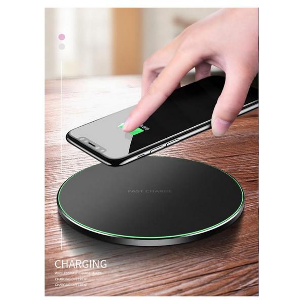 Wireless fast Phone Charger (10W) - Black - Giftscircle