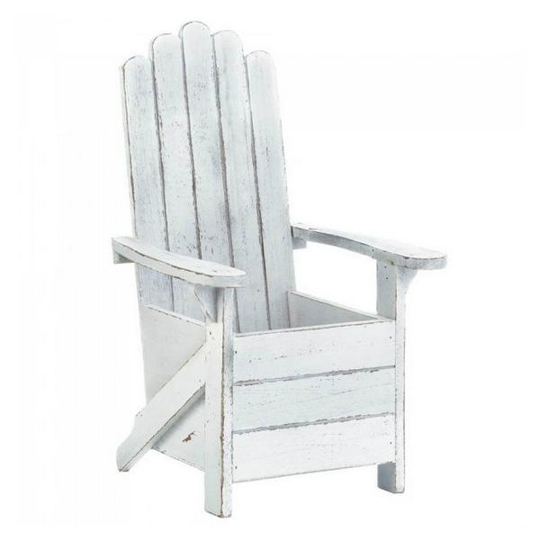 Wood Adirondack Chair Planter - Giftscircle
