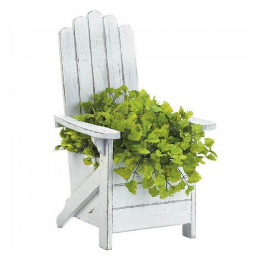 Wood Adirondack Chair Planter - Giftscircle
