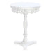 Wood Cutwork Round Pedestal Table - Giftscircle