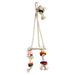 Zoo-Max Cotton Pyramid Bird Toy - 16"L x 4"W - Giftscircle
