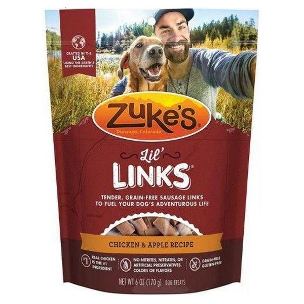 Zukes Lil' Links Dog Treat - Rabbit & Apple Recipe - 6 oz - Giftscircle