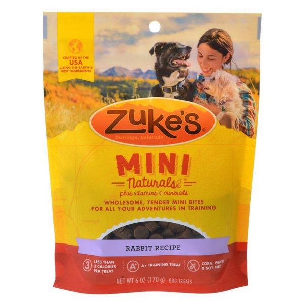 Zukes Mini Naturals Dog Treat - Wild Rabbit Recipe - 6 oz - Giftscircle