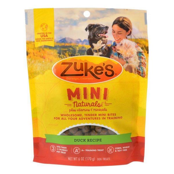 Zuke's Mini Naturals Moist Dog Treats - Delicious Duck Recipe - 6 oz - Giftscircle