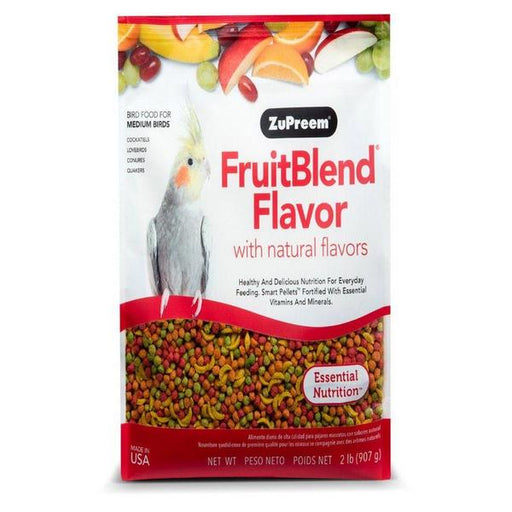 ZuPreem FruitBlend Flavor Bird Food for Medium Birds - 2 lbs - Giftscircle