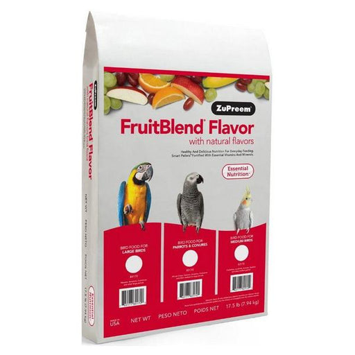 ZuPreem FruitBlend Flavor Bird Food for Parrots & Conures - 17.5 lbs - Giftscircle