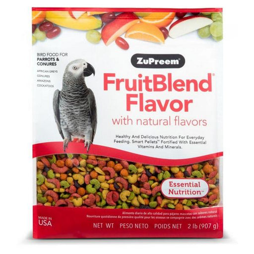 ZuPreem FruitBlend Flavor Bird Food for Parrots & Conures - 2 lbs - Giftscircle