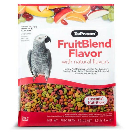 ZuPreem FruitBlend Flavor Bird Food for Parrots & Conures - 3.5 lbs - Giftscircle
