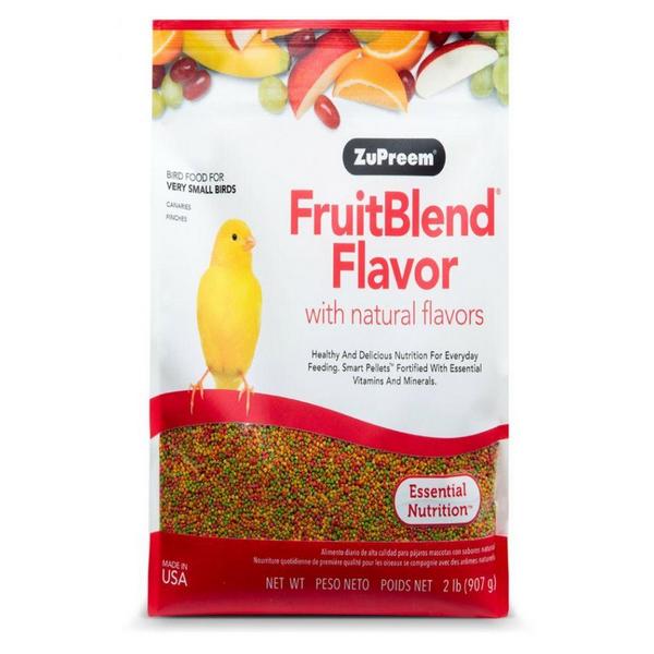 ZuPreem FruitBlend Flavor Bird Food for Very Small Birds - 2 lbs - Giftscircle