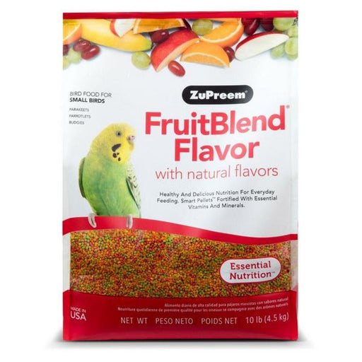 ZuPreem FruitBlend Premium Daily Bird Food - Small Birds - 10 lbs - Giftscircle