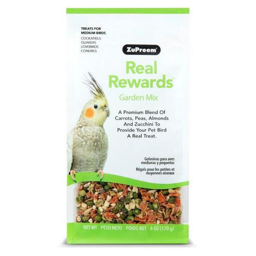 ZuPreem Real Rewards Garden Mix Treats for Medium Birds - 6 oz - Giftscircle