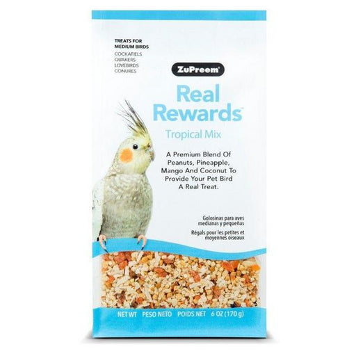 ZuPreem Real Rewards Tropical Mix Treats for Medium Birds - 6 oz - Giftscircle