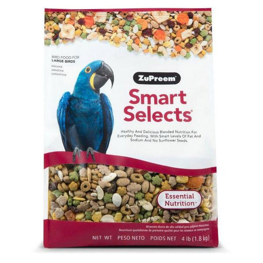 ZuPreem Smart Selects Bird Food for Large Birds - 4 lbs - Giftscircle